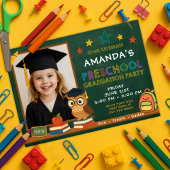 就学前卒業パーティーお祝い 招待状