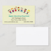 就学前幸せな子供 名刺 (正面/裏面)