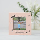 就学前幼稚園卒園会招待状 招待状 (スタンド正面)