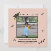 就学前幼稚園卒園会招待状 招待状 (正面)