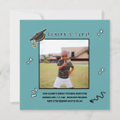 就学前幼稚園卒園会招待状 招待状 (正面)