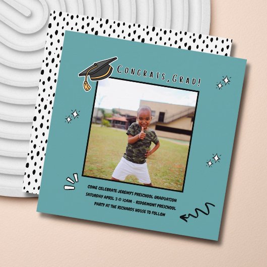 就学前幼稚園卒園会招待状 招待状