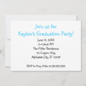 就学前幼稚園卒業色鉛筆 招待状 (裏面)