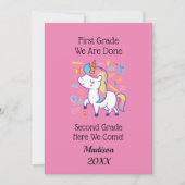 就学前幼稚園小学校が上がる 招待状 (正面)