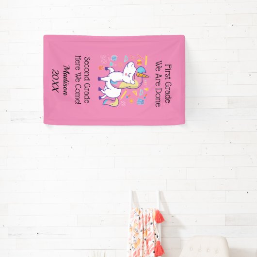 就学前幼稚園小学校が上がる 横断幕 (インサイチュ)