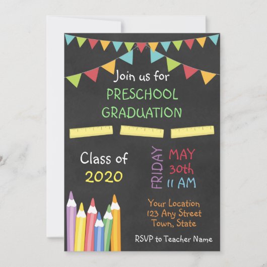 就学前招待状 招待状 (正面)