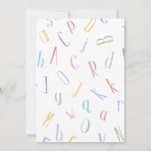 就学前招待状 招待状 (裏面)