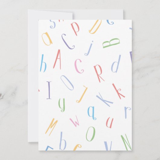 就学前招待状 招待状 (裏面)