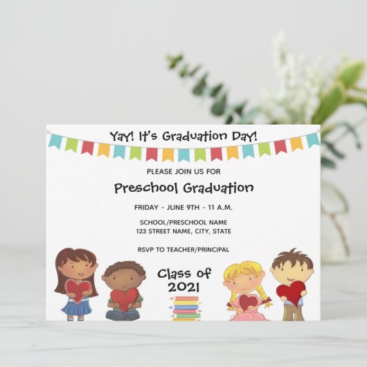 就学前招待状 招待状 (スタンド正面)