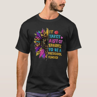 就学前教育の先生になるにはたくさんの輝きが必要 Tシャツ