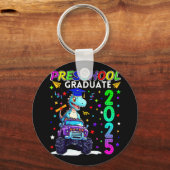 就学前2025年Pre-k卒業生Tレックス キーホルダー (正面)