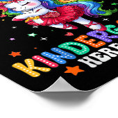 就学前2025年Pre-k大学院女子ユニー ポスター (角)