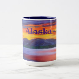 就寝中の女性(アラスカ) _ALASKA ツートーンマグカップ
