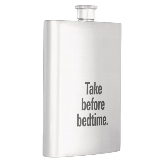 就寝前にかかる フラスク (右)