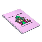 就寝時間のユーモア ノートブック (右側)