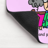 就寝時間のユーモア マウスパッド (コーナー)