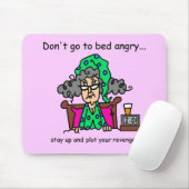 就寝時間のユーモア マウスパッド (マウス)