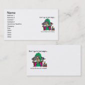 就寝時間のユーモア 名刺 (正面/裏面)