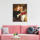 就寝時間の話 キャンバスプリント (インサイチュ (リビング))