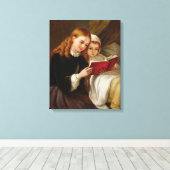 就寝時間の話 キャンバスプリント (インサイチュ (ウッドフロア))