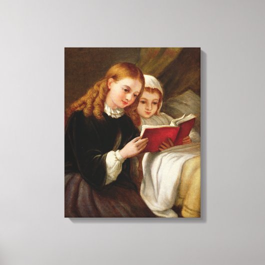 就寝時間の話 キャンバスプリント (正面)