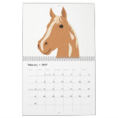 就寝時間物語のカレンダーの日記 カレンダー (2月 2027)