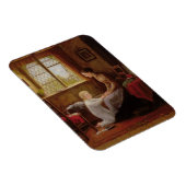 就寝時間， 1890 (パネル上の油) マグネット (右側)