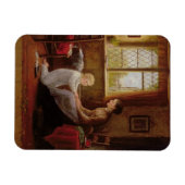 就寝時間， 1890 (パネル上の油) マグネット (横)