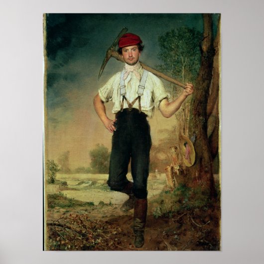 就業者， 1848 ポスター (正面)