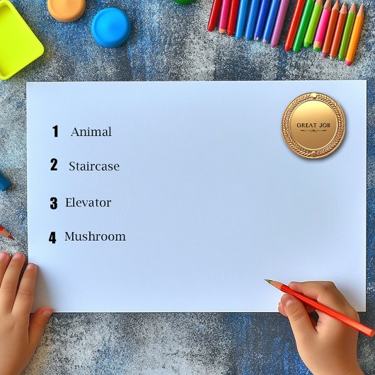 就職素晴らし生の金ゴールドカスタムメダリオンステッカー ラウンドシール