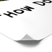 就職面接おもしろいポスター ポスター (角)