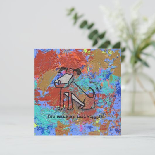 尻尾がフリフリしちゃう！ 招待状 (スタンド正面)