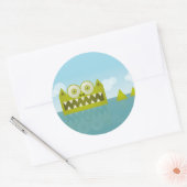 尻尾が長い ラウンドシール (封筒)