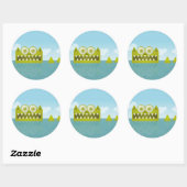 尻尾が長い ラウンドシール (シート)