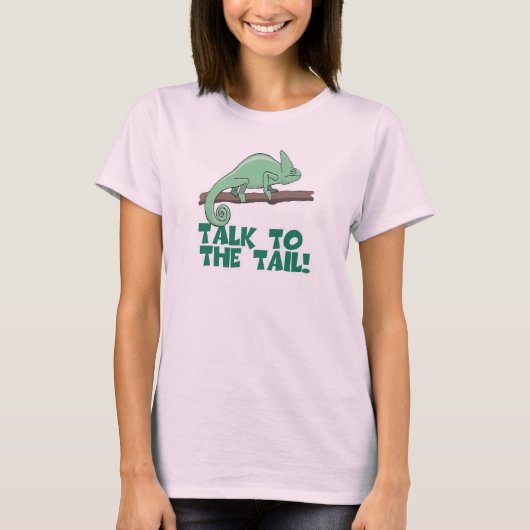 尻尾と話して リザード イグアナ Tシャツ (正面)