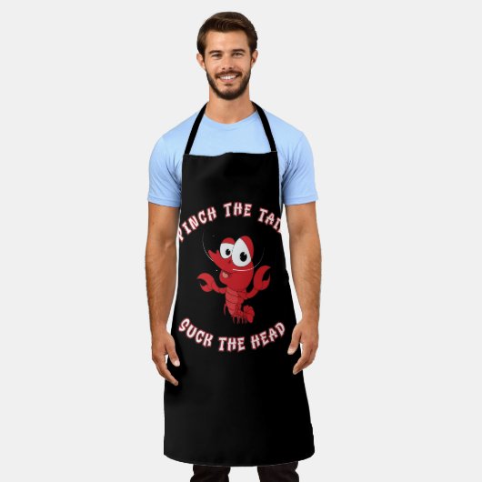 尻尾をつく エプロン (着用した状態)