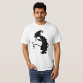 尻尾を持つ見知らぬ人 Tシャツ (正面フル)