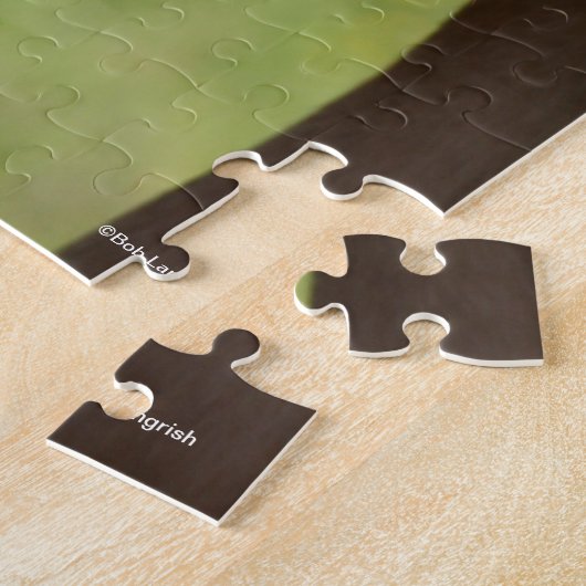 尻尾を頭に付けたクリの群生の群れ ジグソーパズル (側面)