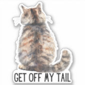 尻込みする シール (正面)