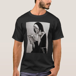 尼中指の態度ヌーンアンホーリー Tシャツ