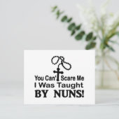 尼僧によって私教えられました私をおびえさせることができません ポストカード (スタンド正面)