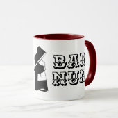 尼僧のおもしろい-きれいなユーモア、カトリック教のバーの冗談 マグカップ (正面右)