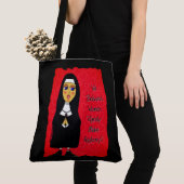 尼僧のトートバック-行儀が良い女性… トートバッグ (クローズアップ)