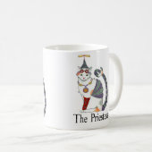 尼僧のマグ コーヒーマグカップ (正面右)