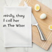 尼僧の冗談-きれいなユーモア、カトリック教のおもしろい キッチンタオル (四つ折り)