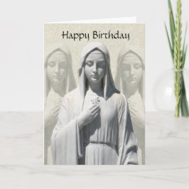 尼僧の宗教的誕生日カード カード