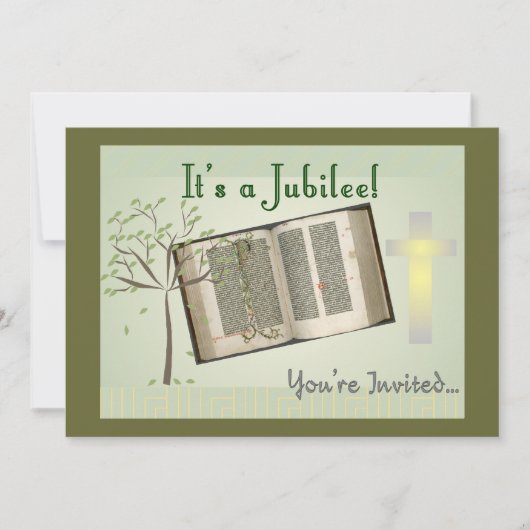 尼僧の記念祭の招待状 招待状 (正面)