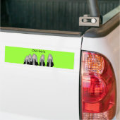 尼僧の"古い習慣"の笑わされるな尼僧のギフト バンパーステッカー (トラック上)