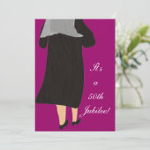 尼僧第50の記念祭のお祝いの招待状3 招待状 (スタンド正面)