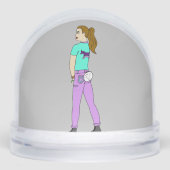 尾がバニーしている女の子 (正面)